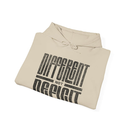 "Different Not Deficit" Unisex Hoodie | Autism & Neurodiversity Advocacy Hooded Sweatshirt