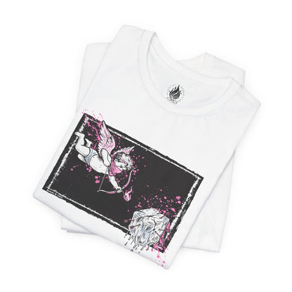 Cupid Against ICE Unisex Tee | Anti-ICE Shirt | The Collective Flame Fund Collection