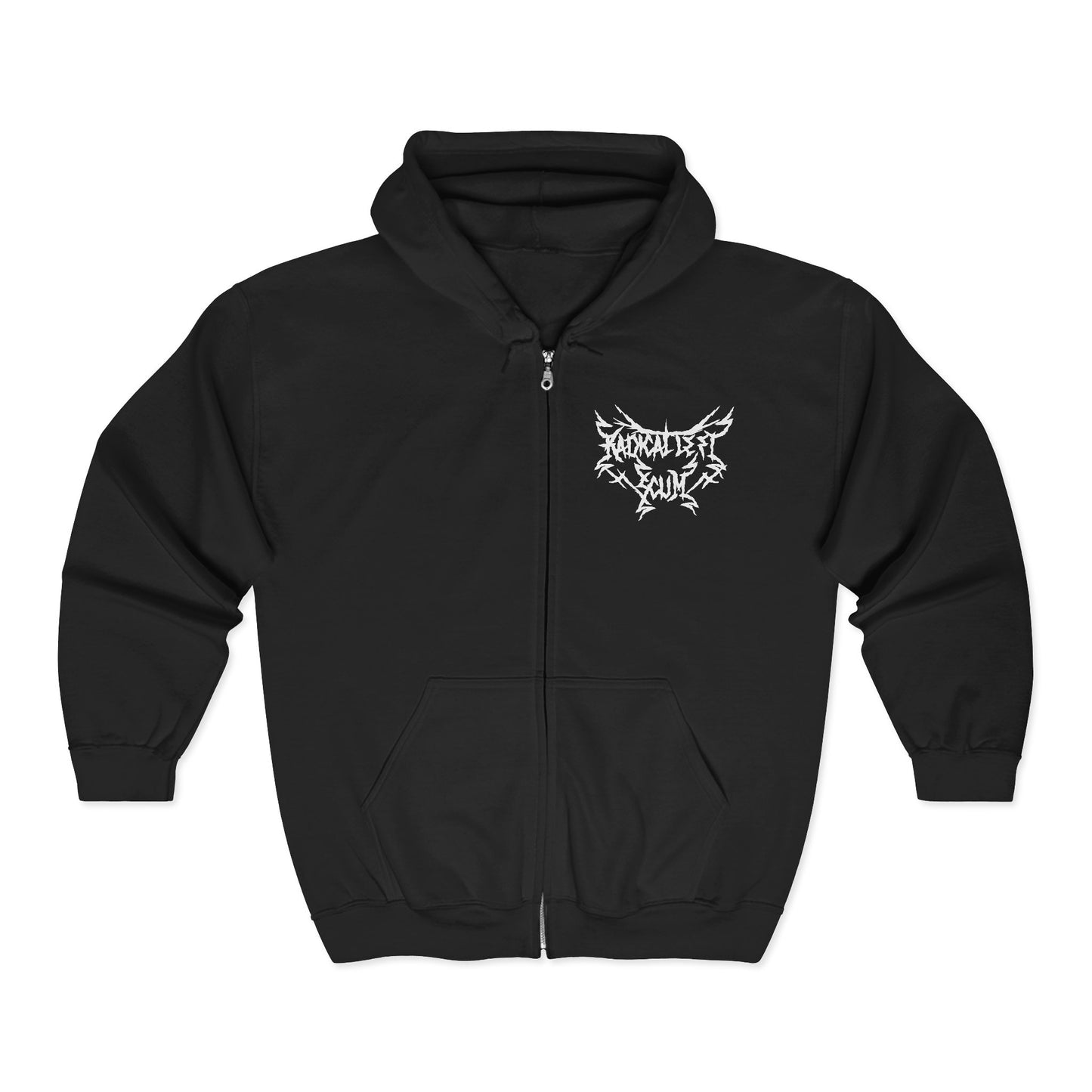 Radical Left Scum Unisex Full Zip Hooded Sweatshirt | The Collective Flame Fund Collection