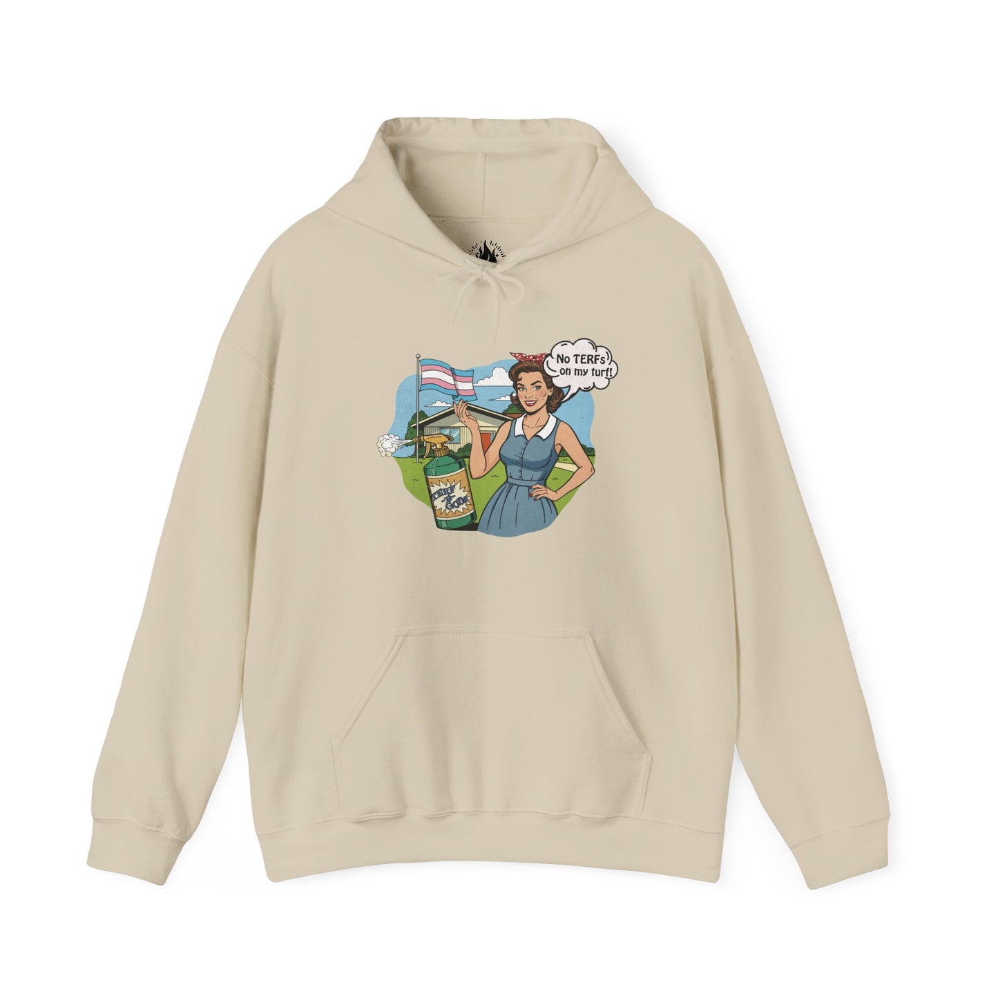 No TERFs On My Turf Unisex Hoodie | Trans Pride & Solidarity Collection