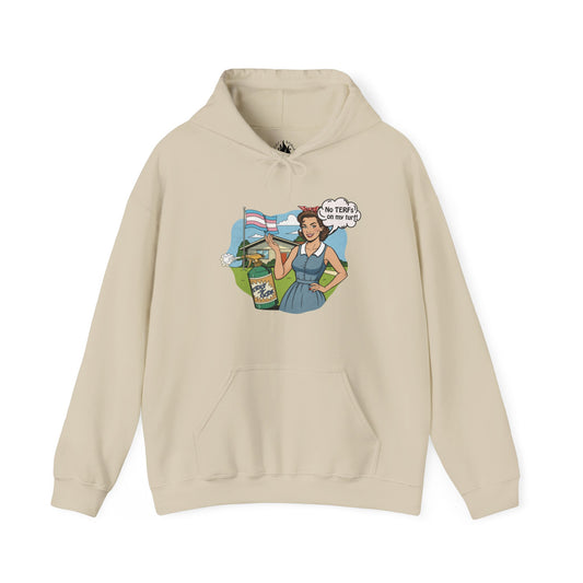 No TERFs On My Turf Unisex Hoodie | Trans Pride & Solidarity Collection