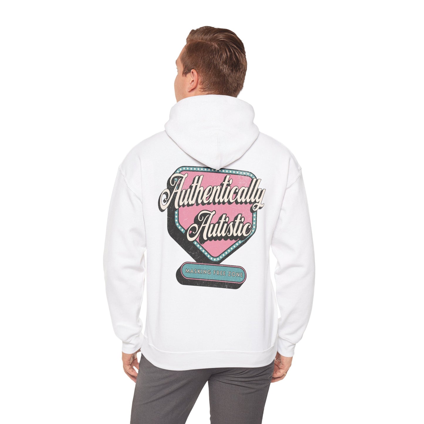 "Authentically Autistic" Unisex Hoodie | Autism & Neurodiversity Advocacy Shirt