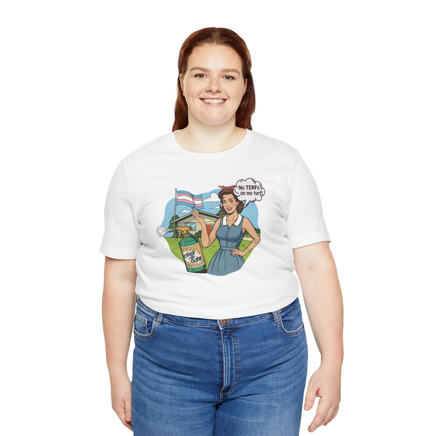 No TERFs On My Turf Unisex Tee | Trans Pride & Solidarity Collection