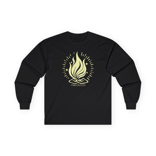Ember & Oath Logo Unisex Long Sleeve Tee | Firestarter Fund Shirt