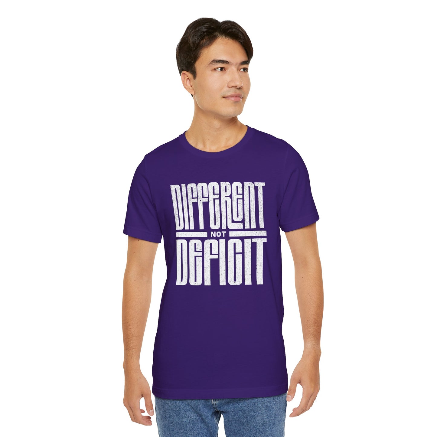 "Different Not Deficit" Unisex Tee | Autism & Neurodiversity Advocacy Shirt