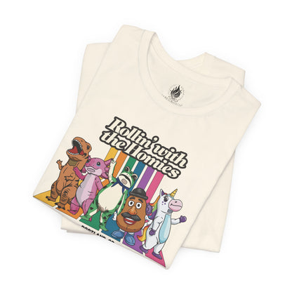 Rollin' with the Homies Unisex Tee | Portland Anti-ICE Inflatable Resistance Shirt | Firestarter Fund Collection