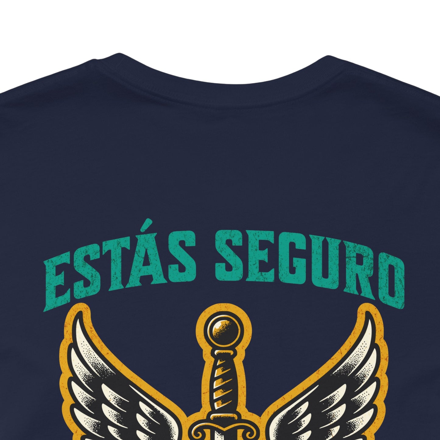 You Are Safe With Me Sword Unisex Tee | Estás Seguro Conmigo Shirt | Immigrant Rights & Solidarity Collection