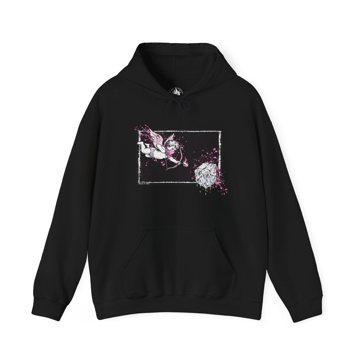 Cupid Against ICE Unisex Hoodie | Anti-ICE Hooded Sweatshirt | The Collective Flame Fund Collection