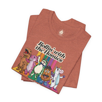 Rollin' with the Homies Unisex Tee | Portland Anti-ICE Inflatable Resistance Shirt | Firestarter Fund Collection