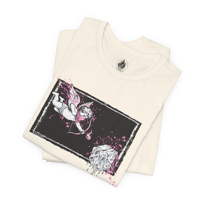 Cupid Against ICE Unisex Tee | Anti-ICE Shirt | The Collective Flame Fund Collection