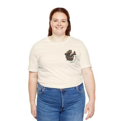 "Radicalized by Basic Decency" Unisex Tee | American Traditional Venus Flytrap Shirt | Firestarter Fund Collection