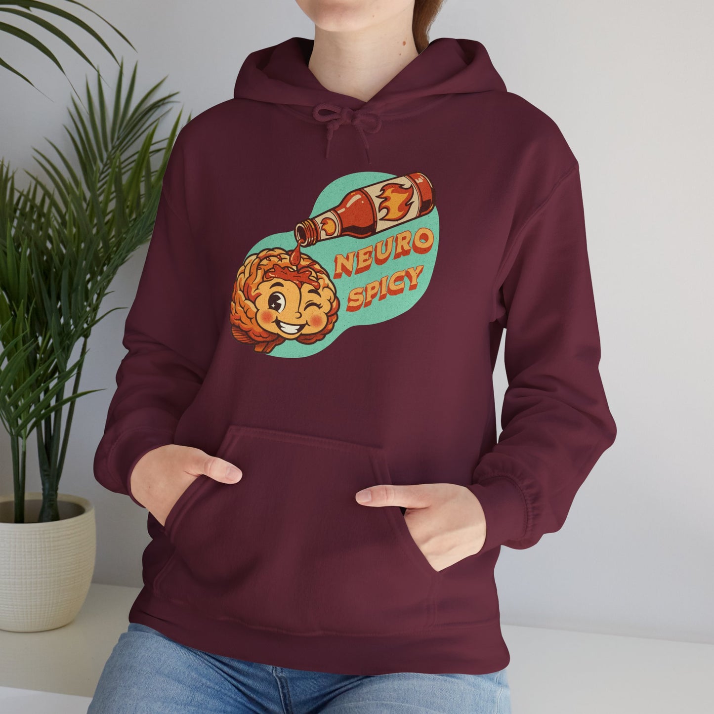 'Neurospicy" Unisex Hoodie | Autism & Neurodiversity Advocacy Hooded Sweatshirt