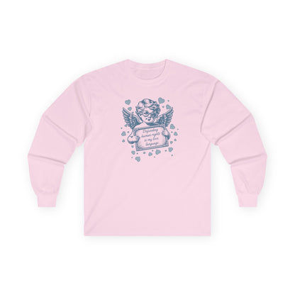 Defending Humans Rights Is My Love Language Unisex Long Sleeve Tee | Valentine's Day Activism Shirt | The Collective Flame Fund Collection