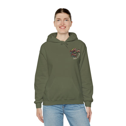 "Radicalized by Basic Decency" Unisex Hoodie | American Traditional Venus Flytrap Hooded Sweatshirt | Firestarter Fund Collection