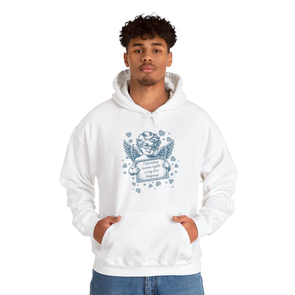Defending Humans Rights Is My Love Language Unisex Hoodie | Valentine's Day Activism Hooded Swatshirt | The Collective Flame Fund Collection