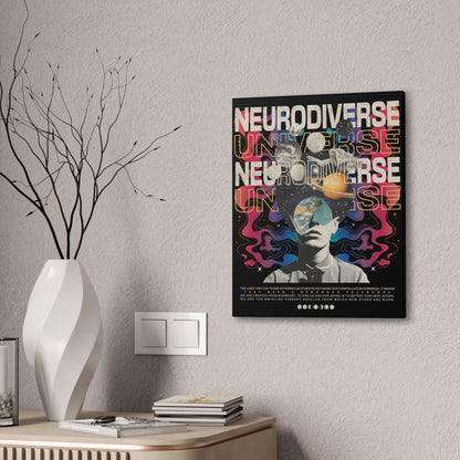 Neurodiverse Universe Canvas Print | Autism & Neurodiversity Advocacy Wall Art