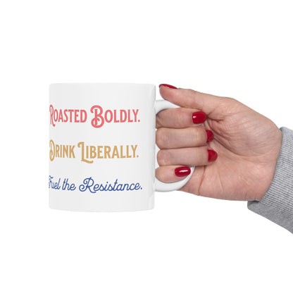 Stay Woke Coffee Roasters Coffee Mug | Fuel the Resistance Cup | Firestarter Fund Collection