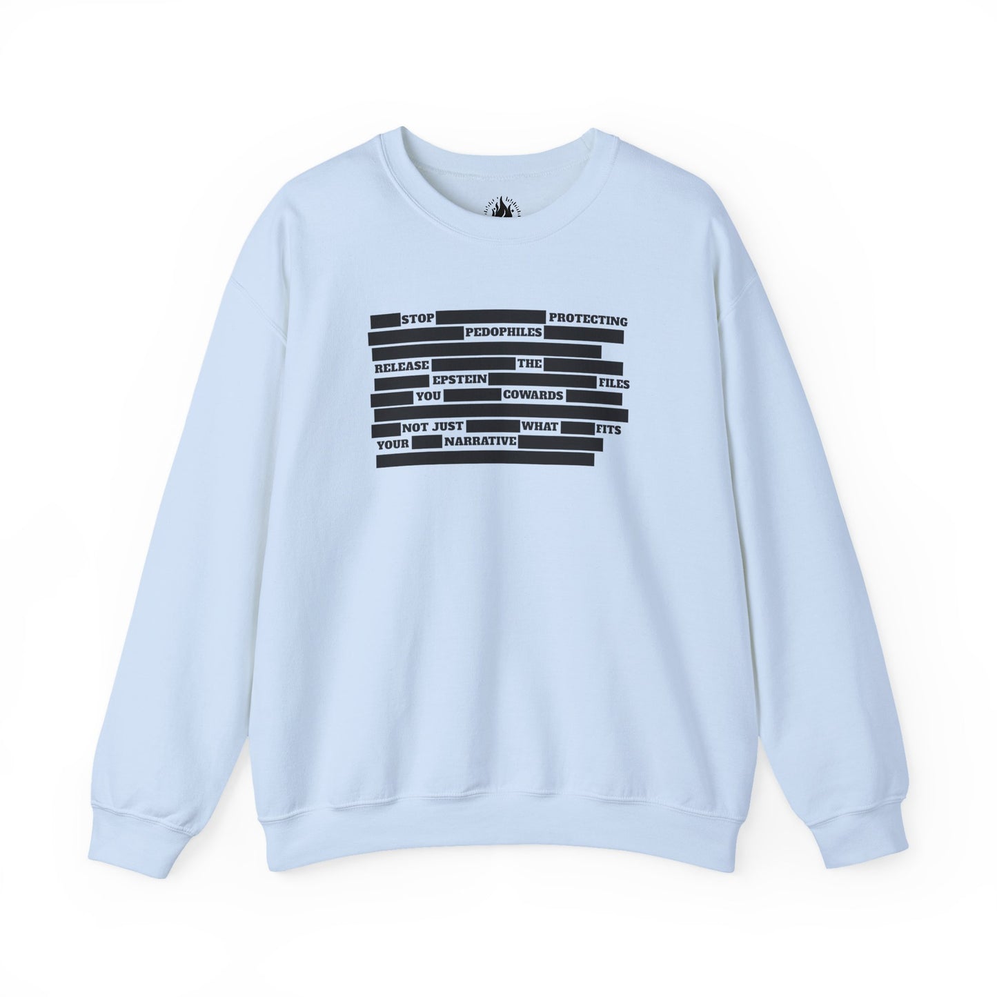 Redacted Truth Unisex Sweatshirt | Epstein Files Sweater | The Collective Flame Fund Collection