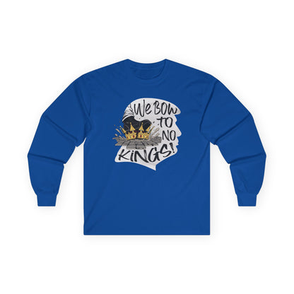 No Kings Unisex Long Sleeve Tee | Firestarter Fund Collection