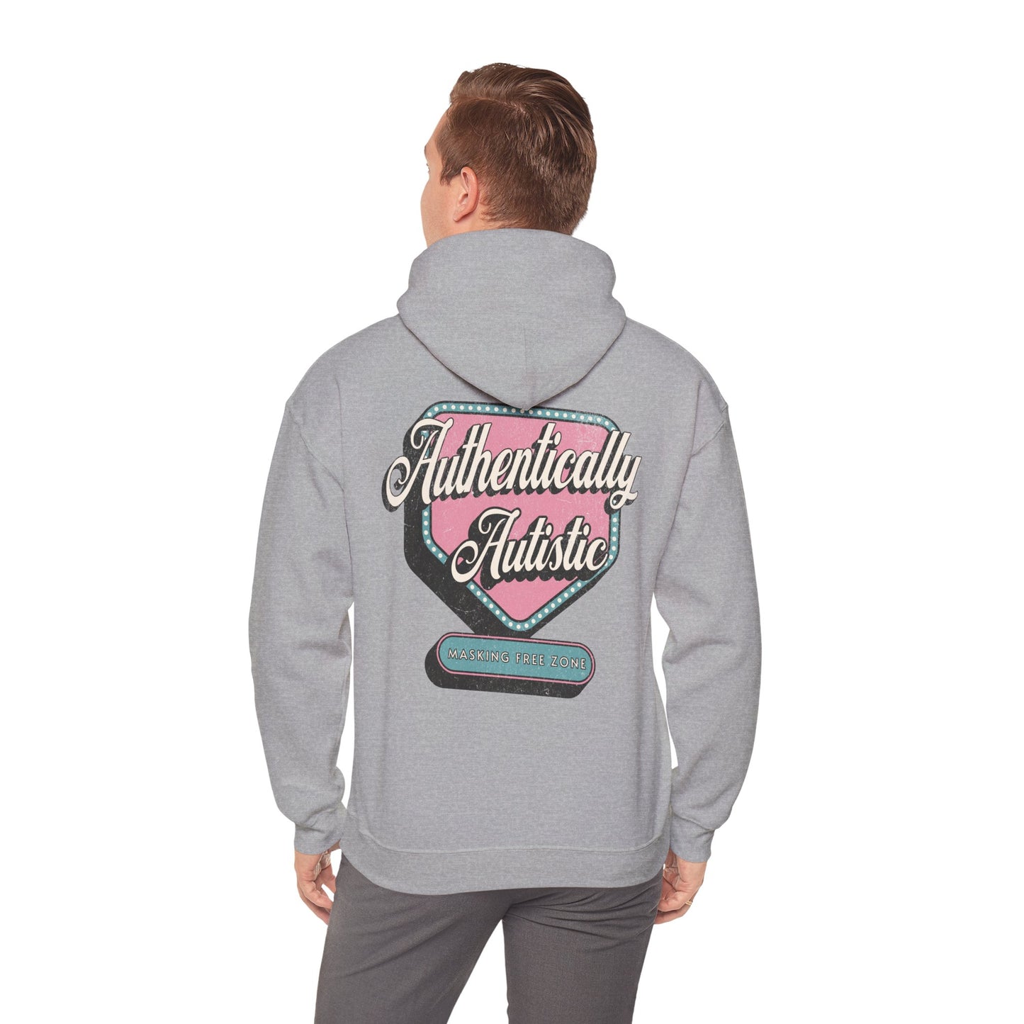 "Authentically Autistic" Unisex Hoodie | Autism & Neurodiversity Advocacy Shirt