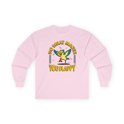 "Do What Makes You Flappy" Long Sleeve Tee | Autism & Neurodiversity Advocacy Shirt