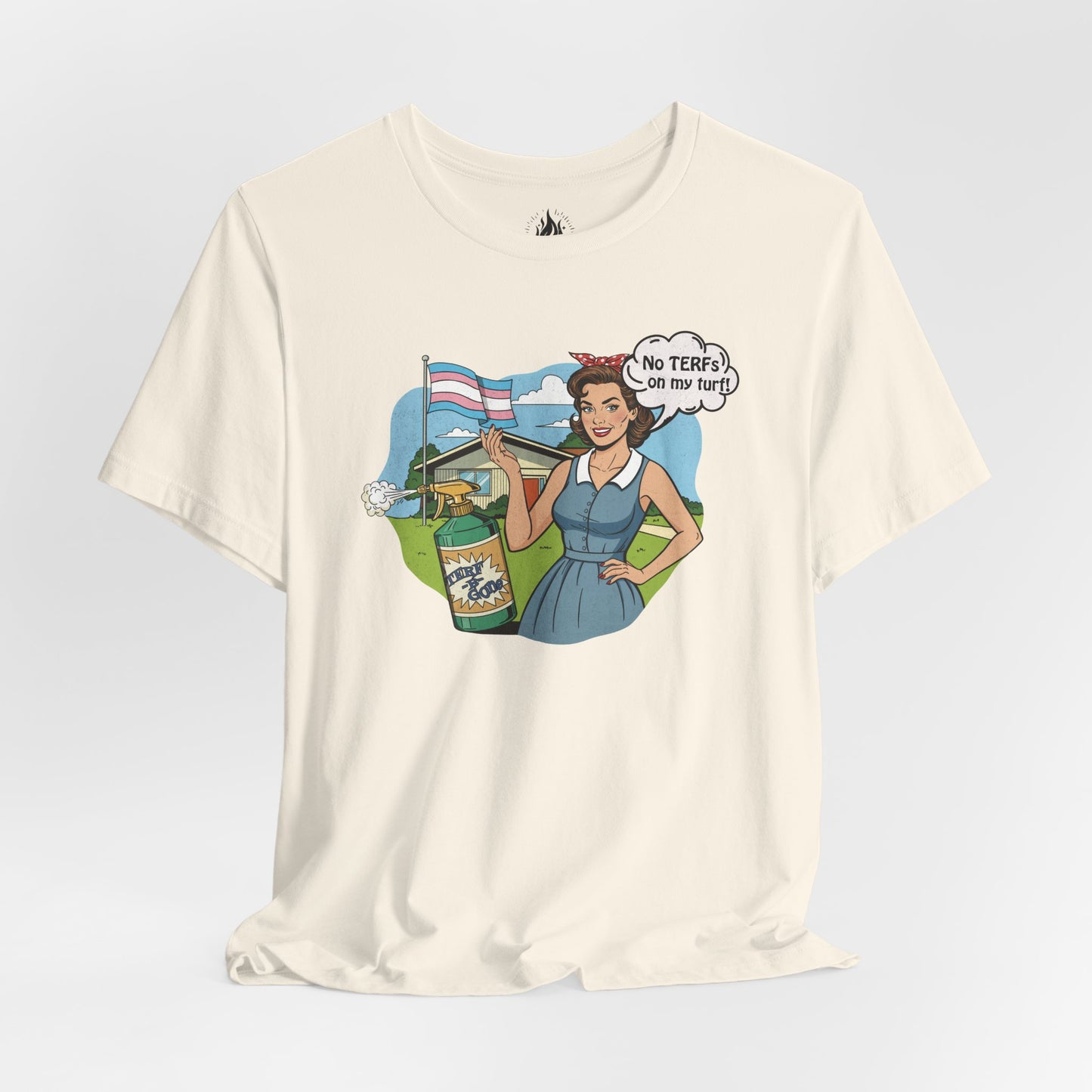 No TERFs On My Turf Unisex Tee | Trans Pride & Solidarity Collection