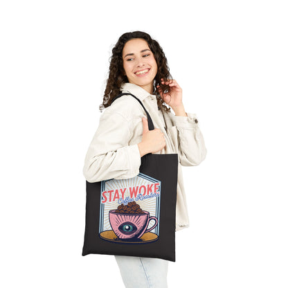 Stay Woke Coffee Roasters Tote Bag | Fuel the Resistance Bag | Firestarter Fund Collection