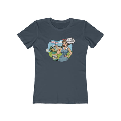 No TERFs On My Turf Fitted Tee | Trans Pride & Solidarity Collection