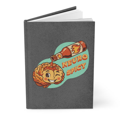 "Neurospicy" Lined Hardcover Journal | Autism & Neurodiversity Advocacy Journal