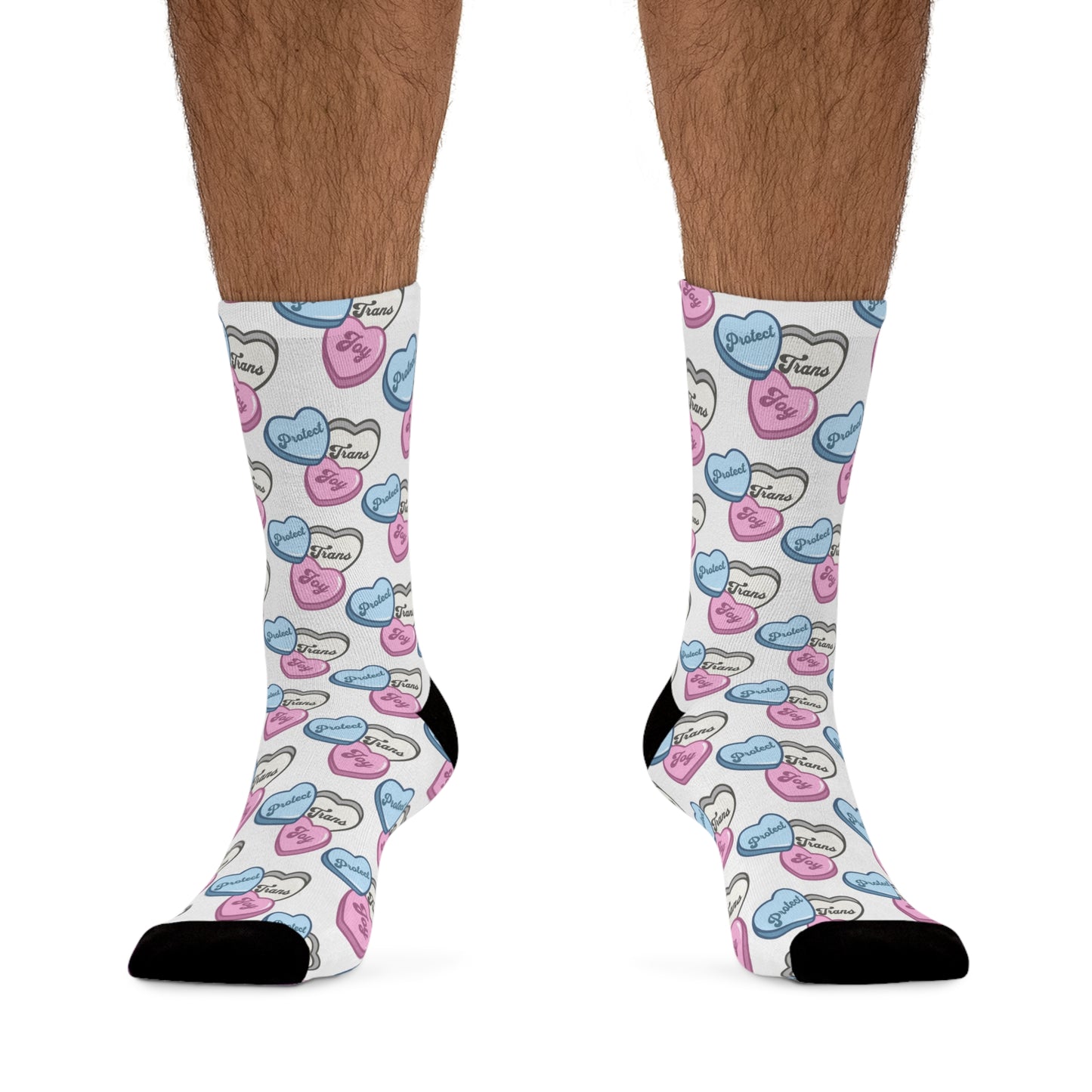 Protect Trans Joy Novelty Socks | Trans Pride & Solidarity Collection