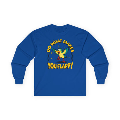 "Do What Makes You Flappy" Long Sleeve Tee | Autism & Neurodiversity Advocacy Shirt