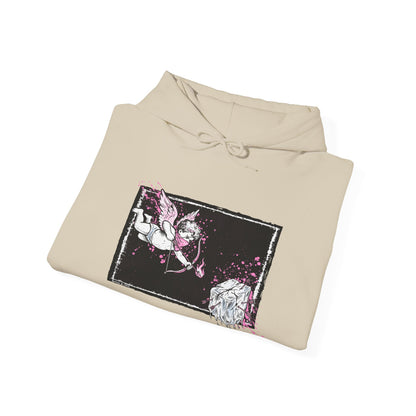 Cupid Against ICE Unisex Hoodie | Anti-ICE Hooded Sweatshirt | The Collective Flame Fund Collection