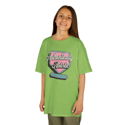 Youth "Authentically Autistic" Unisex Tee | Autism & Neurodiversity Advocacy Shirt