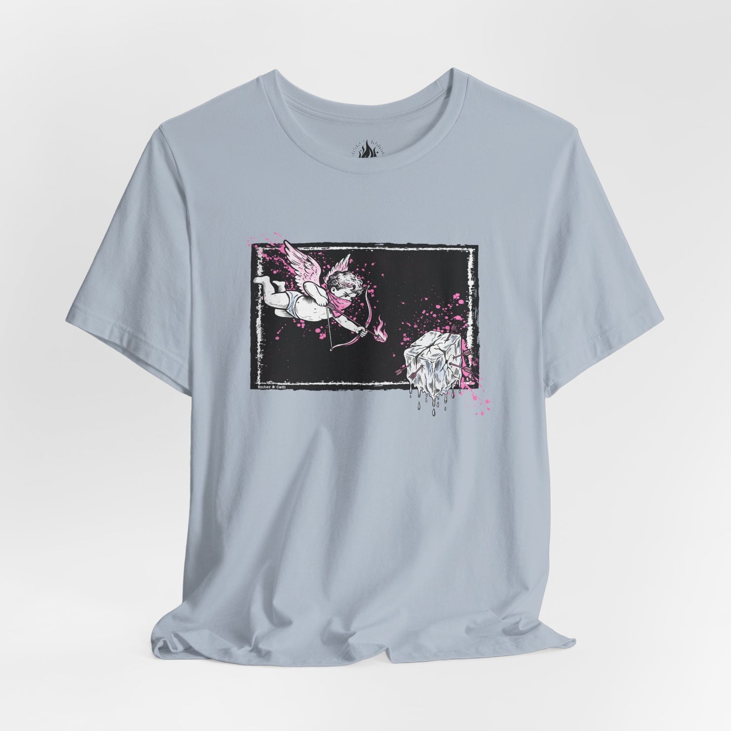 Cupid Against ICE Unisex Tee | Anti-ICE Shirt | The Collective Flame Fund Collection