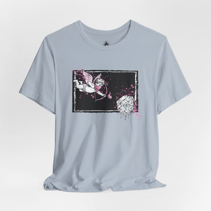 Cupid Against ICE Unisex Tee | Anti-ICE Shirt | The Collective Flame Fund Collection