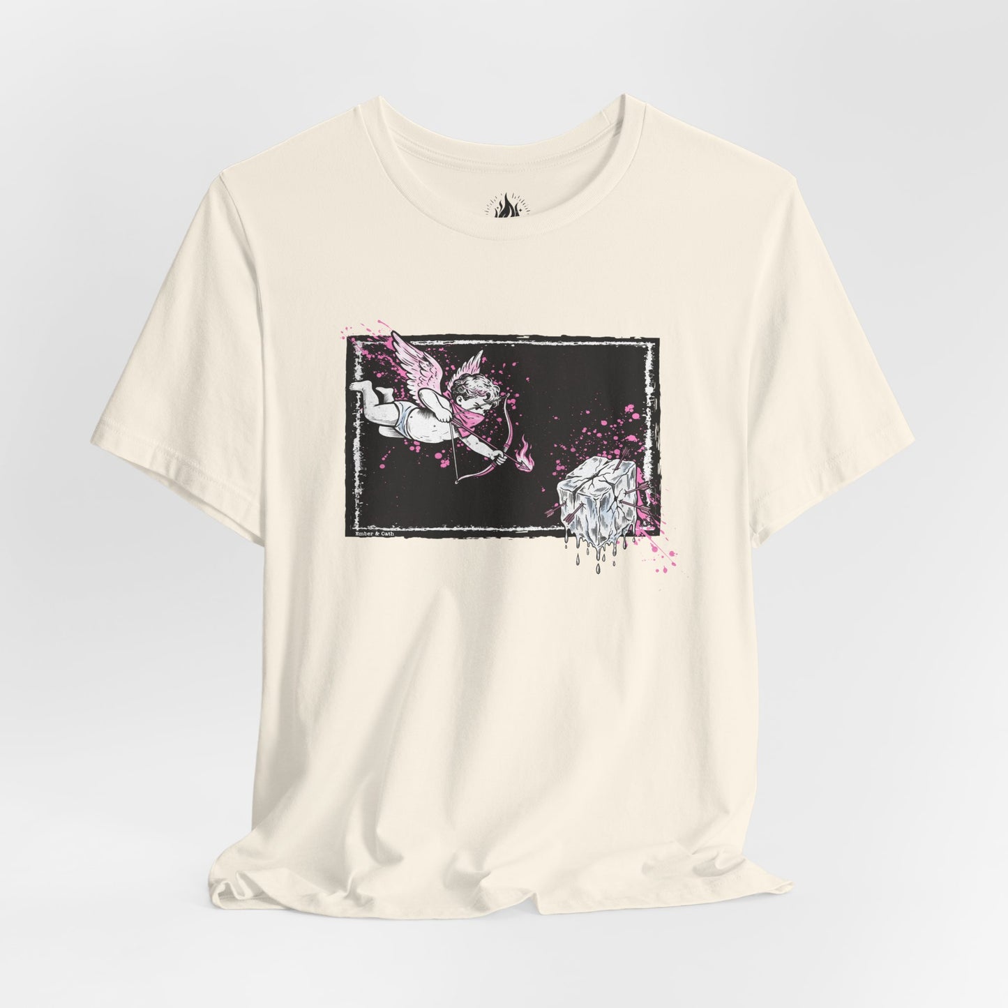 Cupid Against ICE Unisex Tee | Anti-ICE Shirt | The Collective Flame Fund Collection