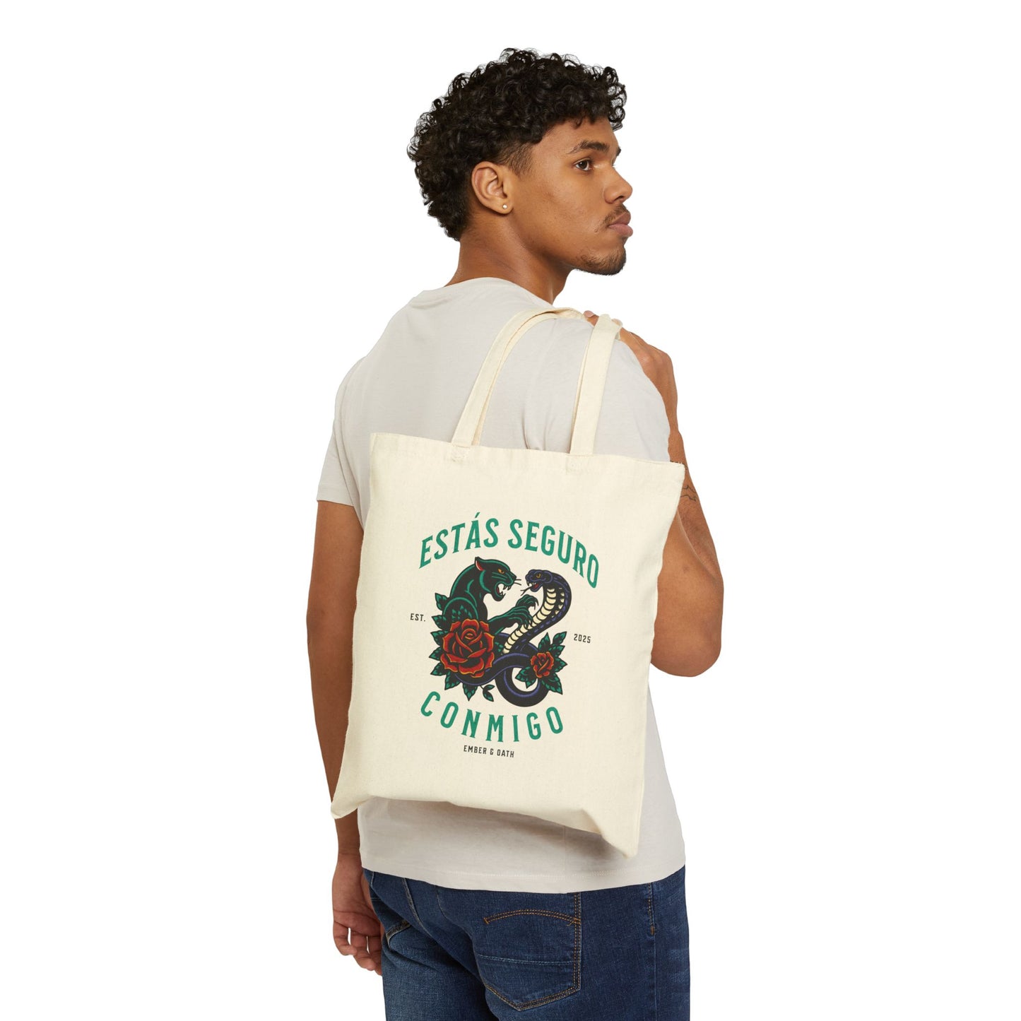 You Are Safe With Me Tote | Estás Seguro Conmigo Bag | Immigrant Rights & Solidarity Collection