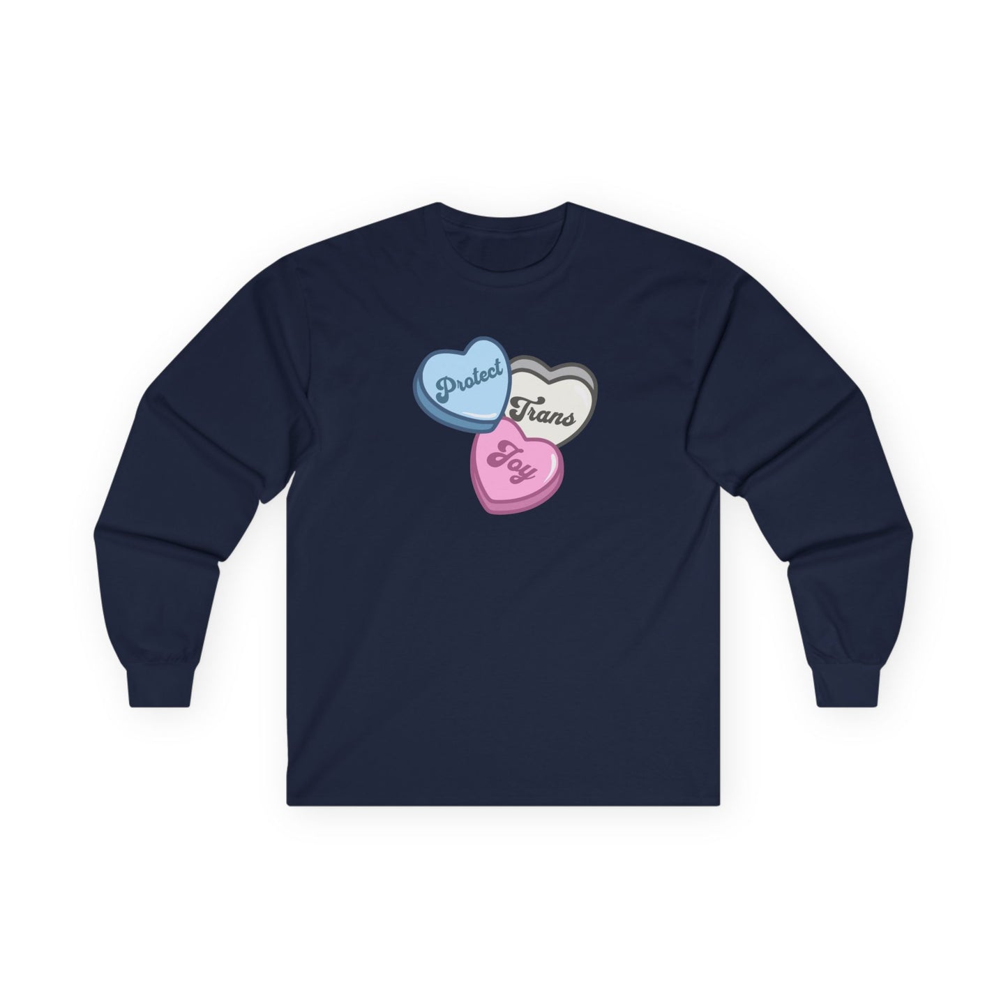 Protect Trans Joy Unisex Long  Sleeve Tee | Trans Pride & Solidarity Collection
