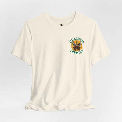 You Are Safe With Me Sword Unisex Tee | Estás Seguro Conmigo Shirt | Immigrant Rights & Solidarity Collection