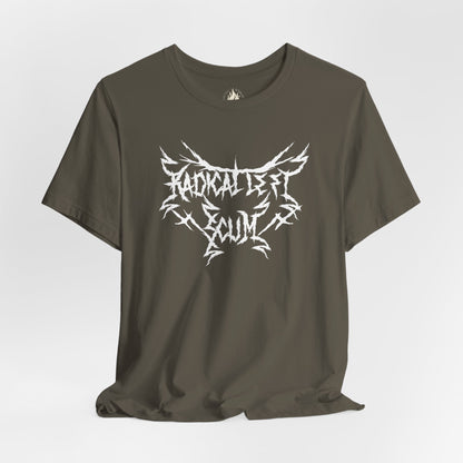 Radical Left Scum Heavy Metal Unisex Tee | The Collective Flame Fund Collection