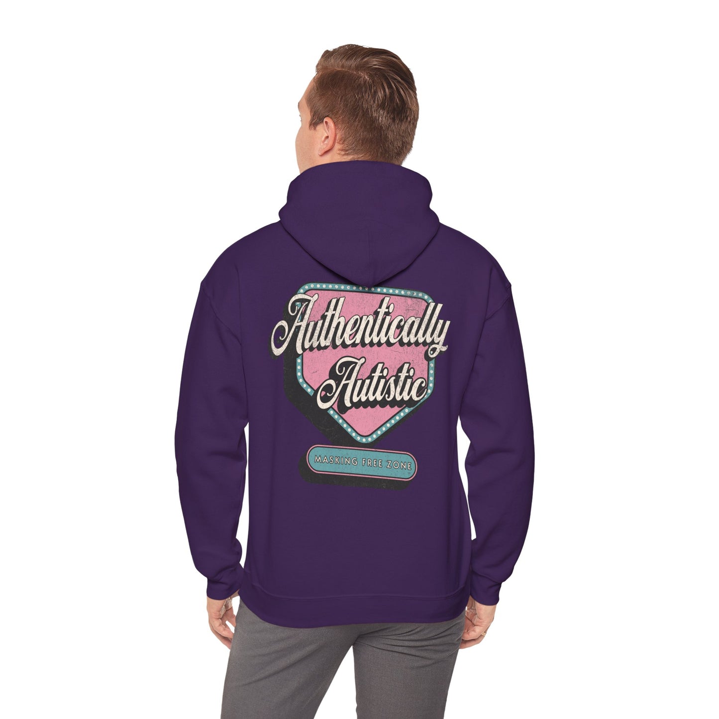 "Authentically Autistic" Unisex Hoodie | Autism & Neurodiversity Advocacy Shirt