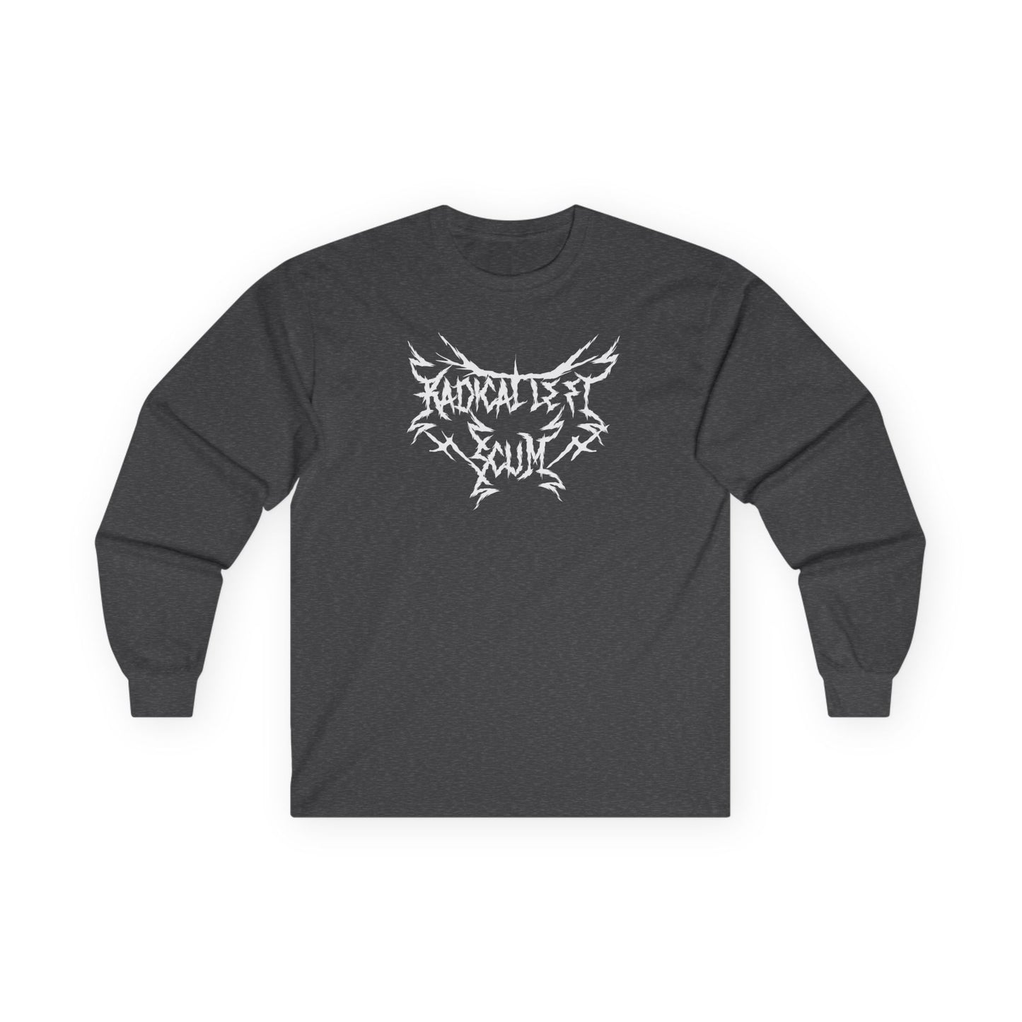 Radical Left Scum Heavy Metal Unisex Long Sleeve Tee | The Collective Flame Fund Collection