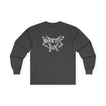 Radical Left Scum Heavy Metal Unisex Long Sleeve Tee | The Collective Flame Fund Collection
