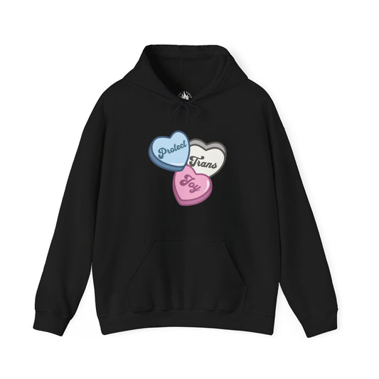 Protect Trans Joy Unisex Hoodie | Trans Pride & Solidarity Collection