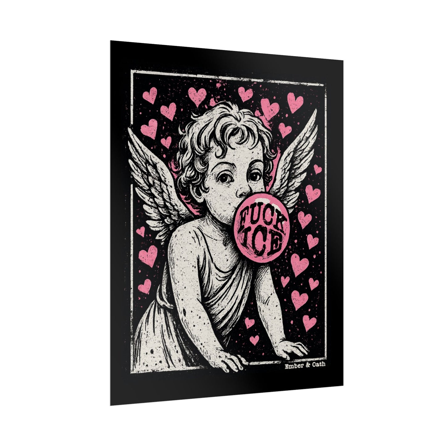 F**K ICE Poster | Anti-ICE Wall Art | The Collective Flame Fund Collection