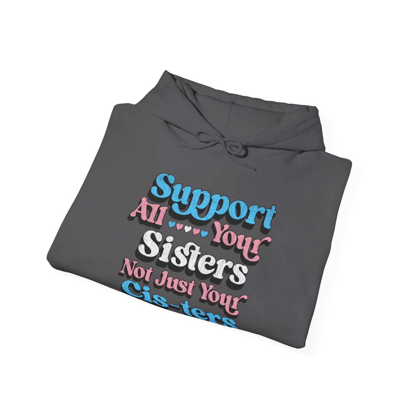 Support All Your Sisters Unisex Hoodie | Trans Pride & Solidarity Collection