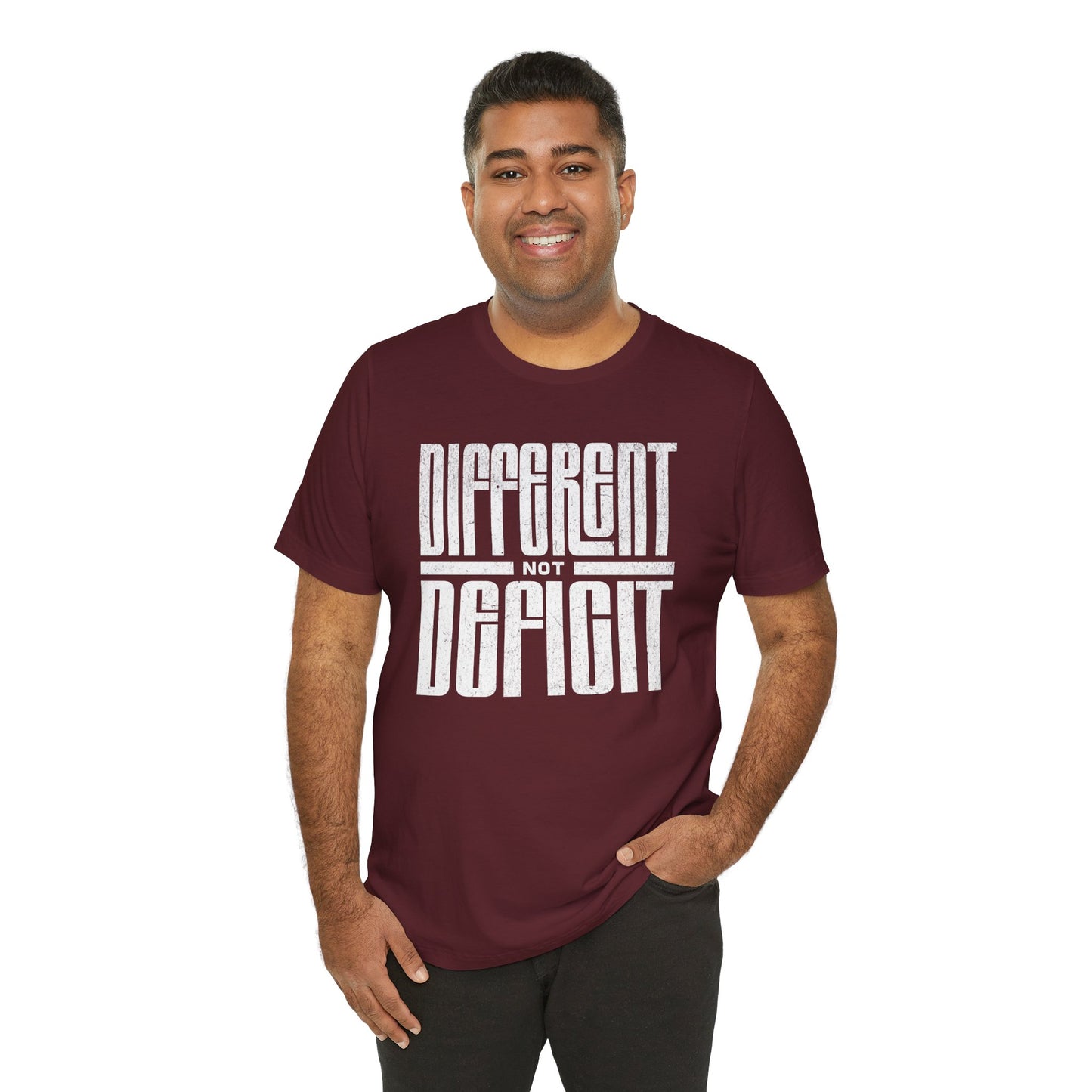 "Different Not Deficit" Unisex Tee | Autism & Neurodiversity Advocacy Shirt