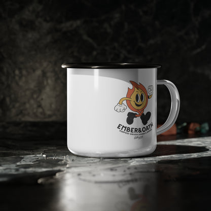 Emory Enamel Camping Mug | The Firestarter Fund Mascot Cup