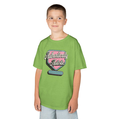 Youth "Authentically Autistic" Unisex Tee | Autism & Neurodiversity Advocacy Shirt