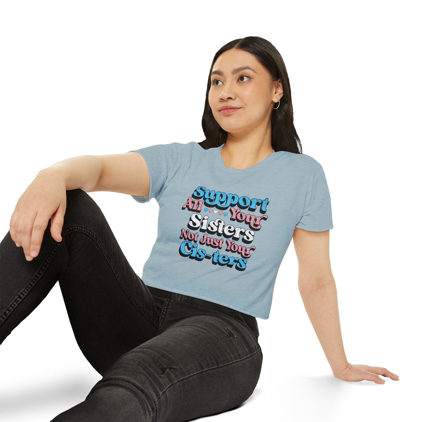 Support All Your Sisters Crop Top | Trans Pride & Solidarity Collection